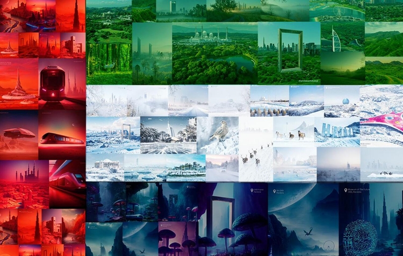 Как цифровые художники видят Дубай и различные достопримечательности ОАЭ
