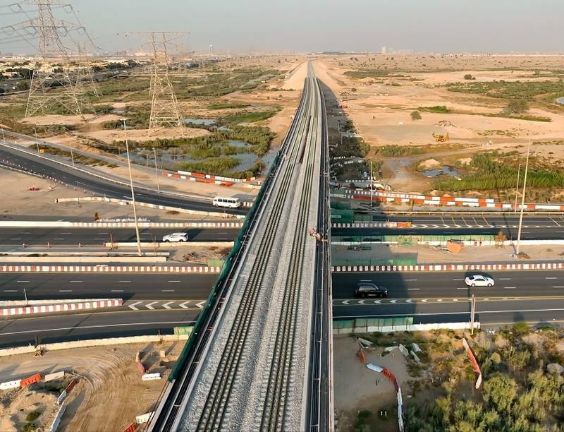 Etihad Rail предлагает первое знакомство с мостом Аль-Кудра в Дубае