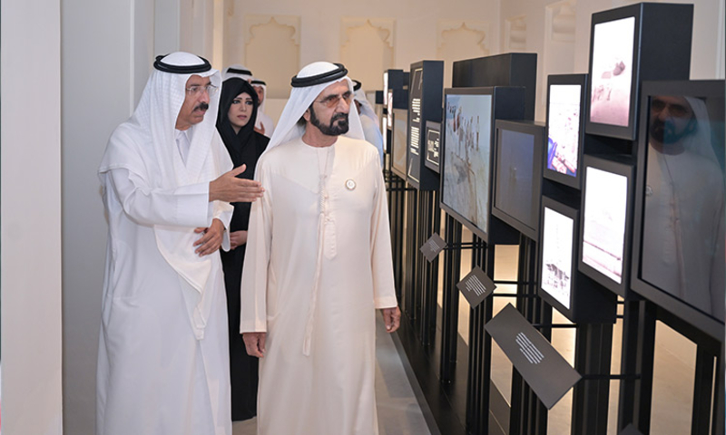 Его Высочество шейх Мохаммед в понедельник открыл музей Аль-Шиндага