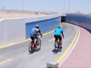 Велосипедисты радуются! В Дубае открылся новый туннель