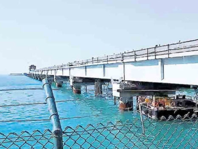 Железнодорожный мост Etihad в действии: участок Абу-Даби