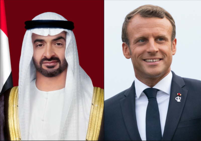 Наследный принц Абу-Даби поздравил президента Франции Макрона с переизбранием
