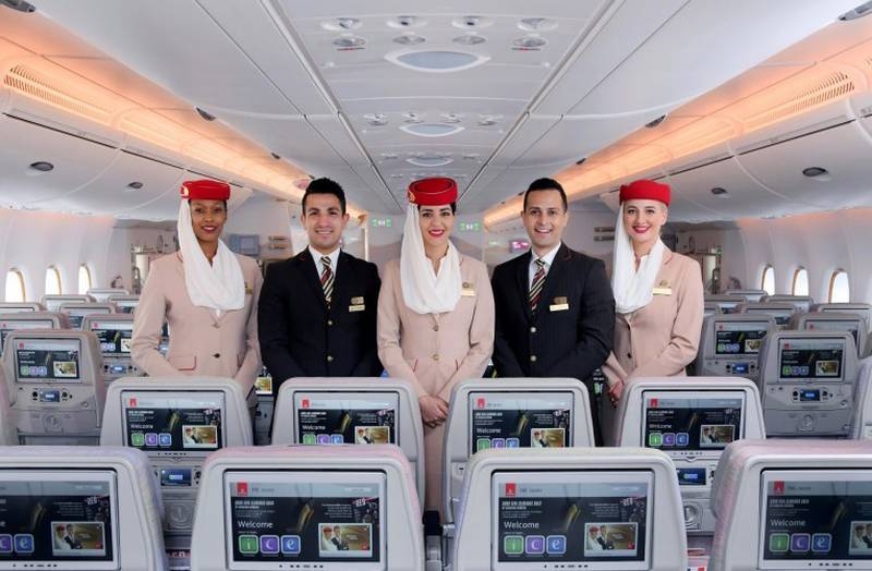 Emirates набирает бортпроводников в 30 городах по всему миру