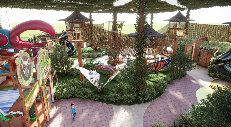 Green Planet в Дубае откроет первый на Ближнем Востоке открытый игровой парк, вдохновленный природными тропами