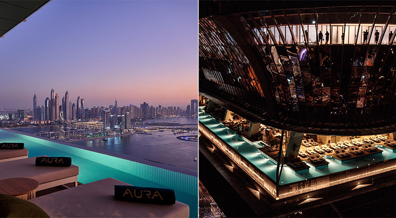 Насладитесь игристыми ночами в Aura Skypool в Дубае