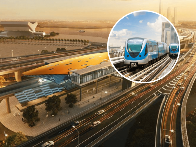 Голубая линия метро Дубая: рост стоимости недвижимости к 2029 году