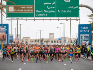 Дубайский марафон: перекрытие дорог и детали маршрута
