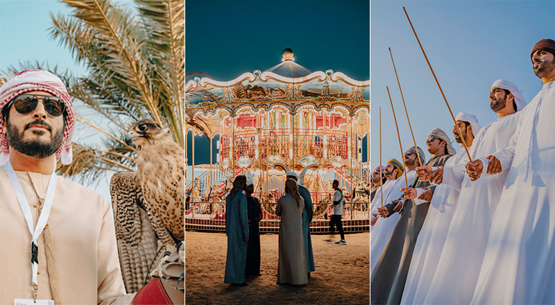 Познакомьтесь с подлинным наследием Эмиратов на фестивале деревни Лива в Абу-Даби.