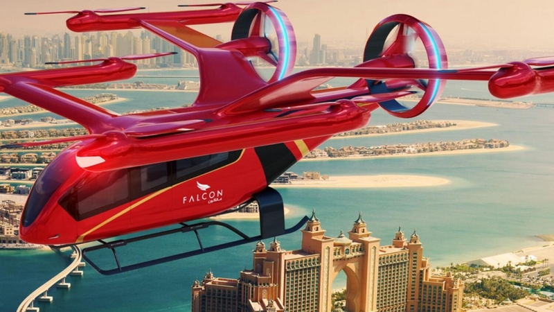 В Дубае в 2026 году с The Palm будут взлетать воздушные такси для туристов