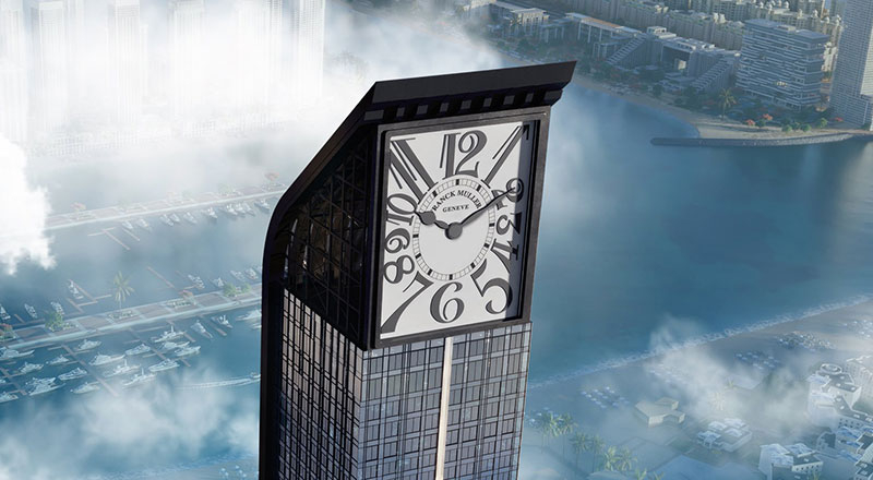 В Дубае появится самая высокая в мире жилая башня с часами