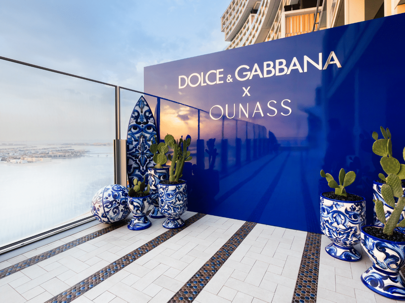 Роскошная коллаборация Dolce & Gabbana с Унасс на выставке Cloud 22 в Дубае