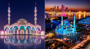 Испытайте волшебство фестиваля света Шарджи в ОАЭ