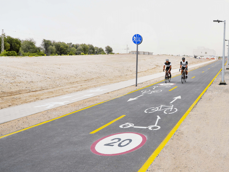 Дубай расширяет велосипедные дорожки в основных жилых районах