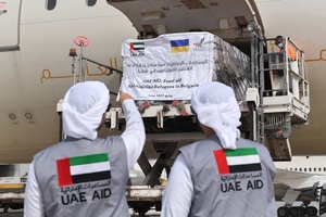 ОАЭ отправили самолет с гуманитарной помощью для украинских беженцев в Болгарии