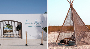 Посетите вновь открывшийся пляж Кай на острове Саадият, ОАЭ