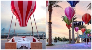 Насладитесь уникальной трапезой на воздушном шаре в Дубае