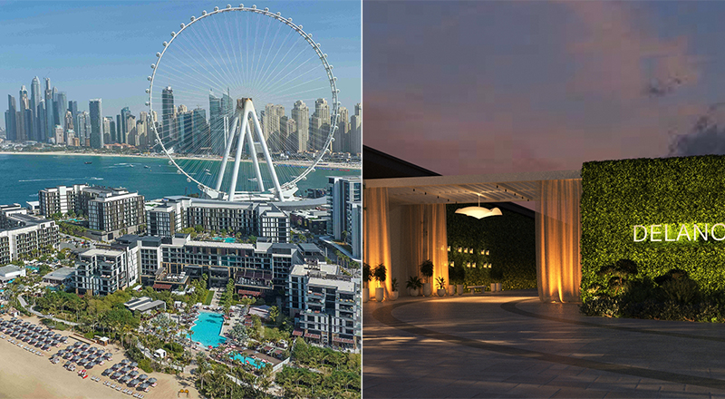 Delano Dubai: первый отель Delano на Ближнем Востоке откроется на острове Bluewaters