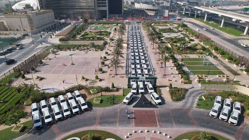 Бизнесмен из ОАЭ Халаф Аль Хабтур пожертвовал 100 автомобилей полиции Дубая
